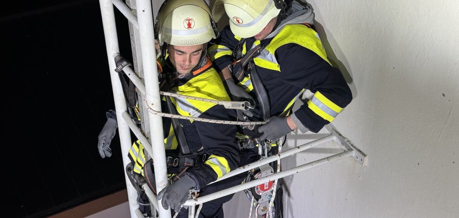 Übung Rettung verunfallte Person