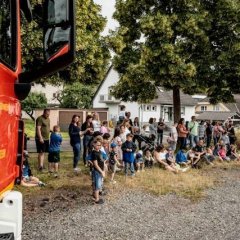 Begeisterte Zuschauer bei der Vorführung der JF