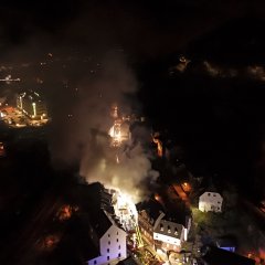 Brand von oben